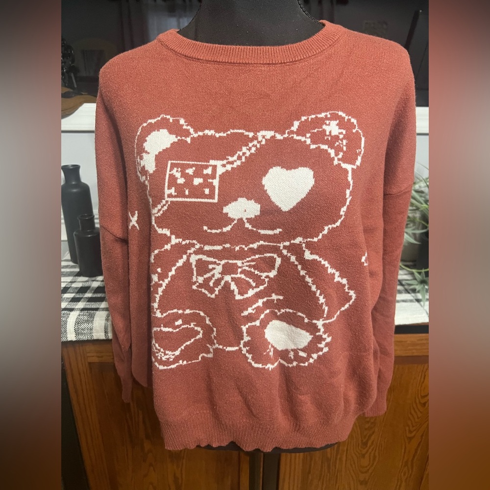 ROMWE Women’s Character Printed Sweater. EUC.